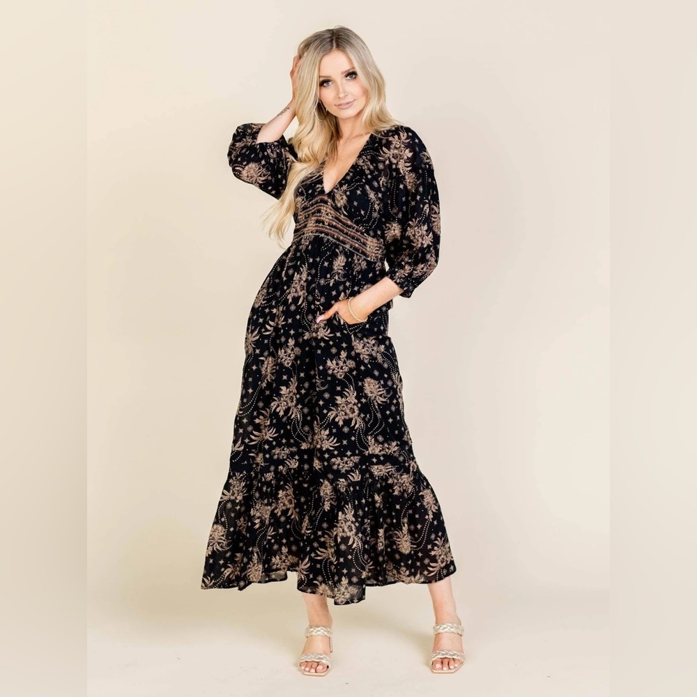 Free People “Golden Hour” Maxi Dress - NWT